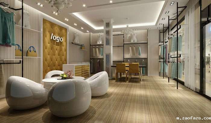 100平方女装专卖店装修设计案例