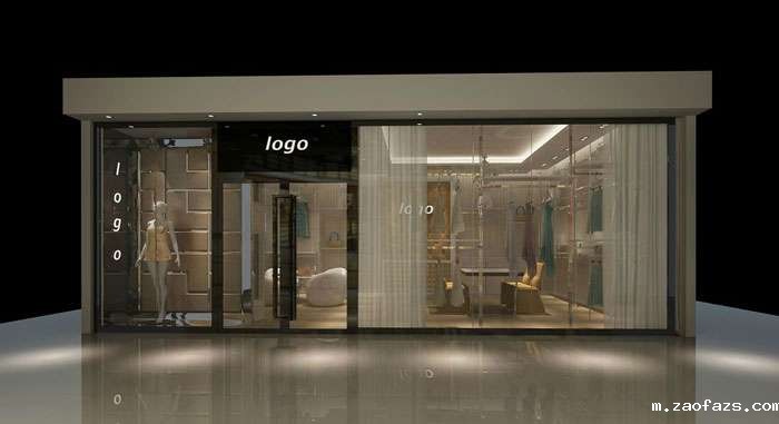 100平方女装专卖店装修设计案例