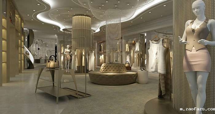 郑州女装服饰专卖店装修设计案例