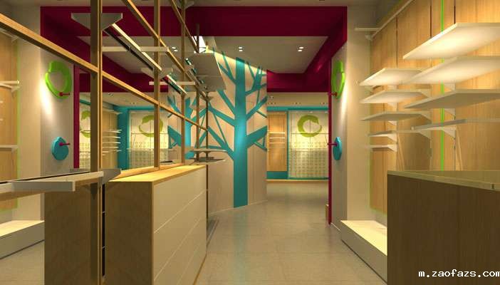 郑州儿童服装形象专卖店装修设计案例