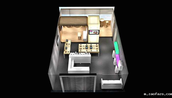 郑州数码专卖店装修设计效果图