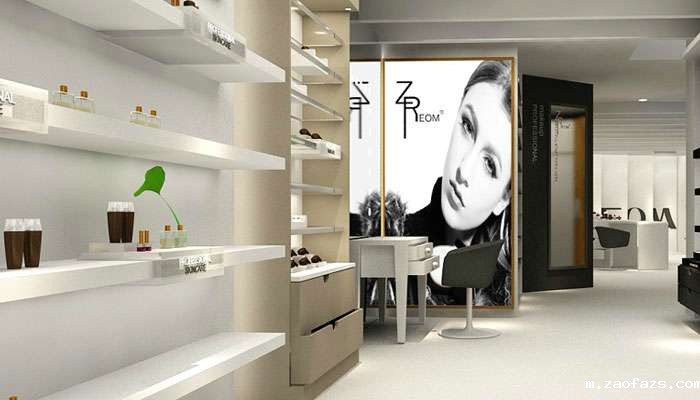 郑州化妆品店铺装修设计案例