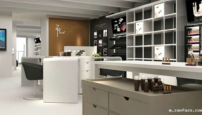 郑州化妆品店铺装修设计案例