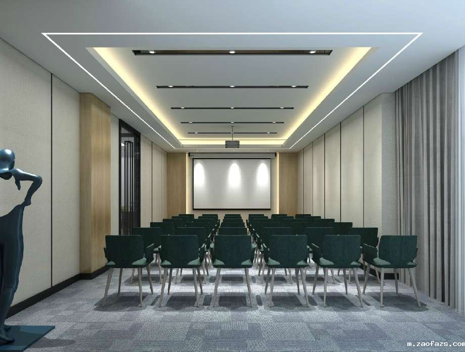 会议室背景墙装修效果图