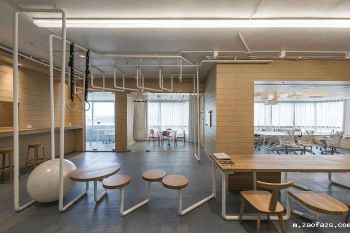 中式创业公司办公室装修效果图