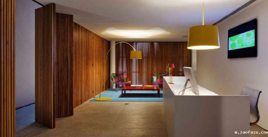 中式工作室办公室装修效果图