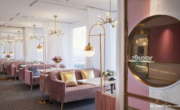 中式美容行业办公室装修效果图