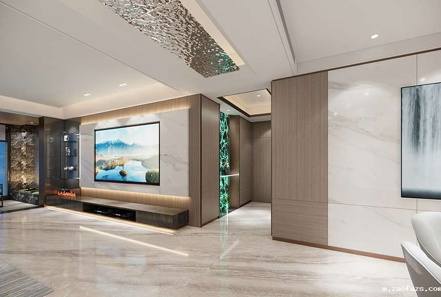 220平米新中式风格别墅装修效果图