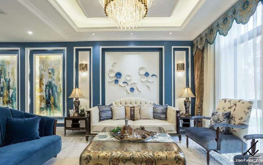 260平米欧式混搭别墅装修效果图