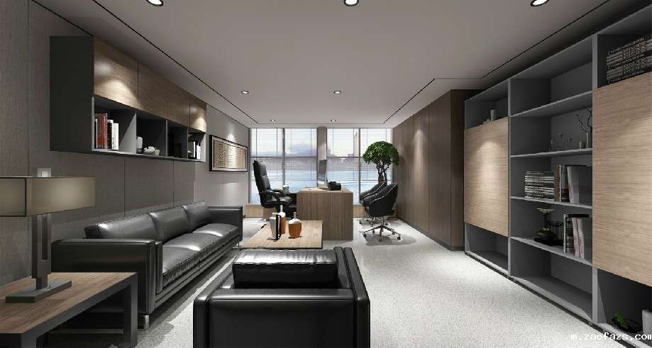 80平米办公室装修效果图