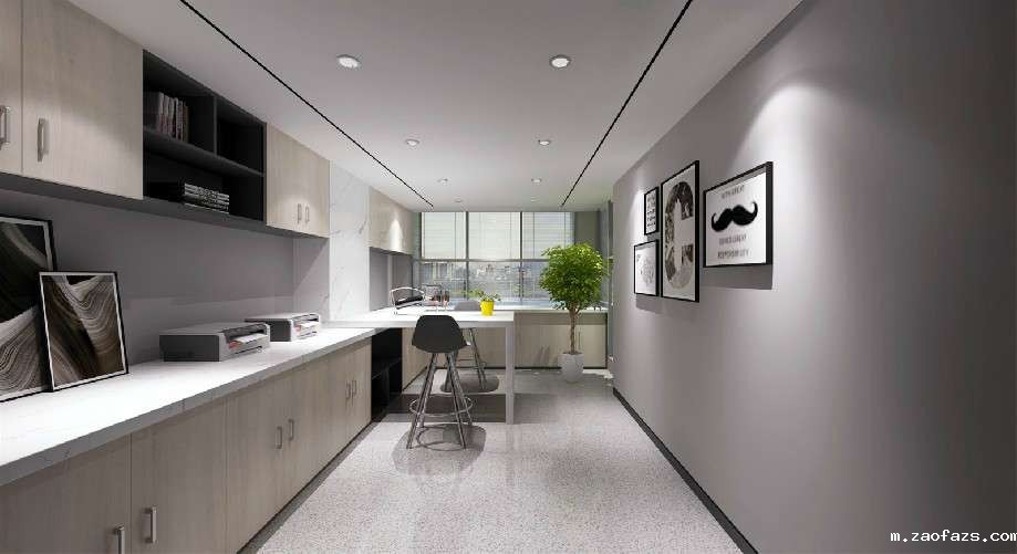 欧式办公室装修效果图