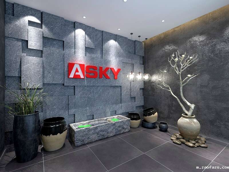 办公室背景墙装修效果图2023