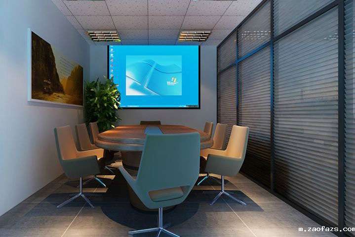 办公室简约风格装修效果图