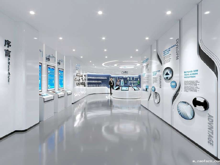 现代化办公室装修效果图