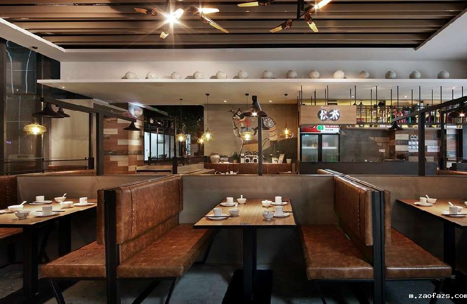 悦肴粤湘风味餐厅装修设计效果图