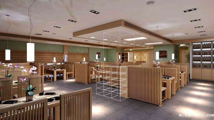 日式料理店装修设计效果图