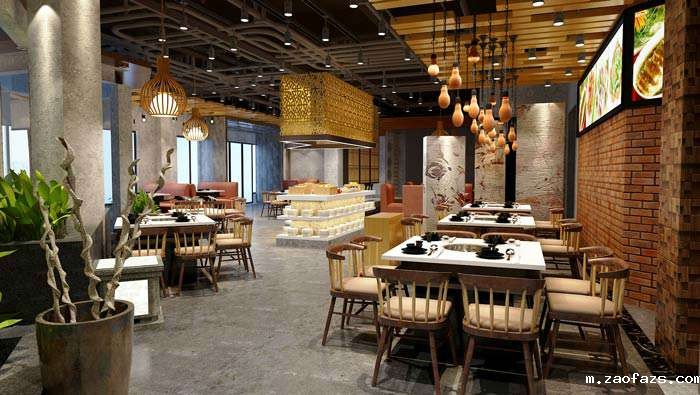 景区私家菜馆装修设计效果图