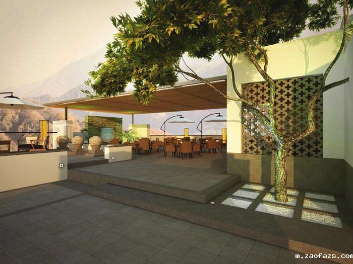 特色度假酒店装修设计效果图