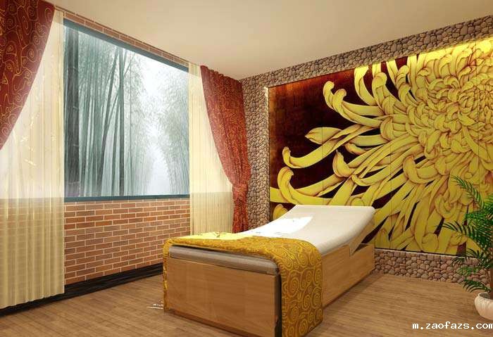 自然氛围养生会所装修设计效果图