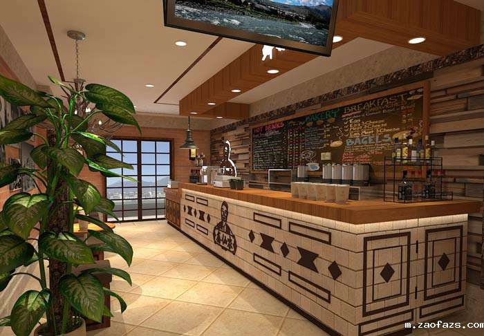 水果饮品店设计装修实景图片
