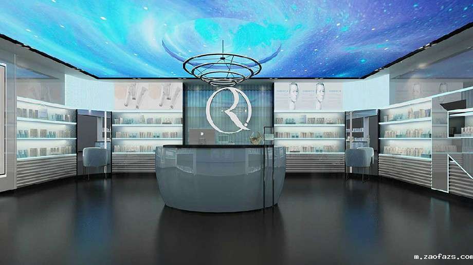 化妆品专柜装修设计效果图