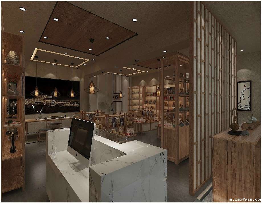 茶叶店装修设计效果图鉴赏