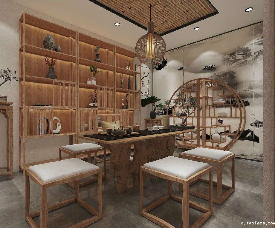 茶叶店装修设计效果图鉴赏