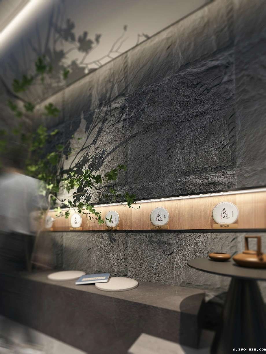 茶叶品牌形象店设计效果图