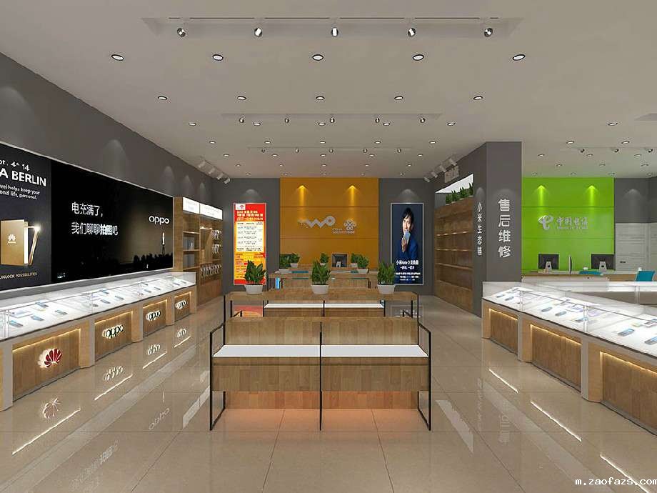 手机营业厅装饰设计效果图