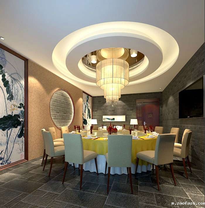 500平开封市火锅店装修设计效果图