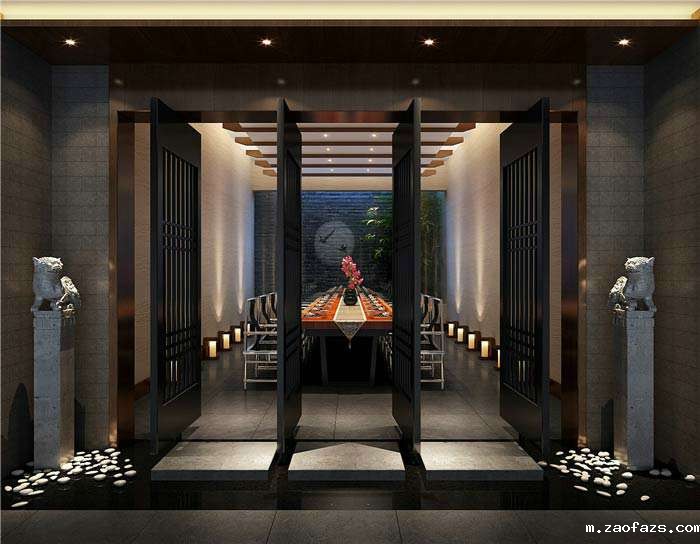 肥牛火锅店装修设计效果图