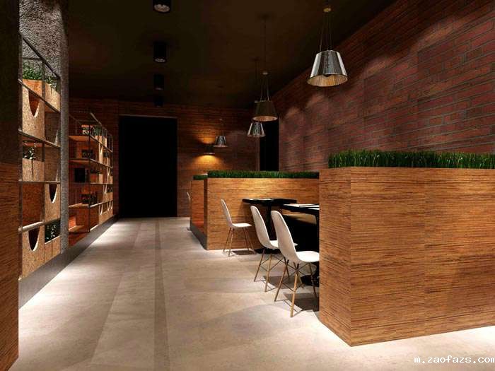 工业风咖啡厅装修设计效果图