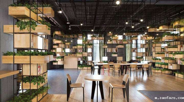 原生态咖啡店装修效果图