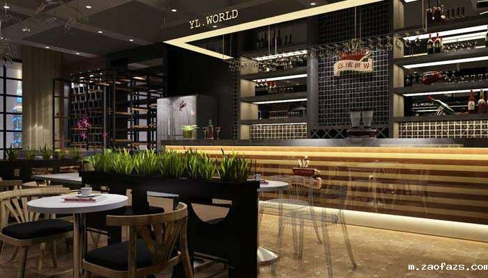 书苑咖啡馆装修设计效果图