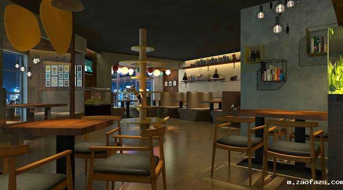 猫咪主题咖啡厅装修效果图