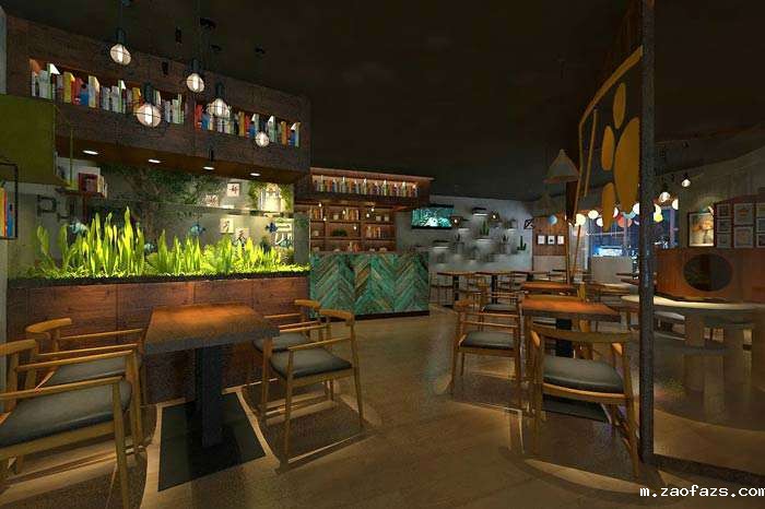 猫咪主题咖啡厅装修效果图