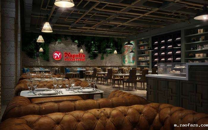 披萨店装修设计效果图