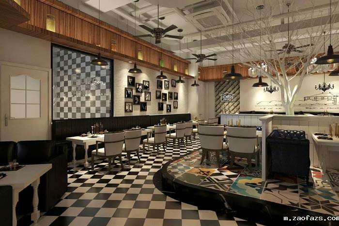休闲西餐厅装修设计效果图