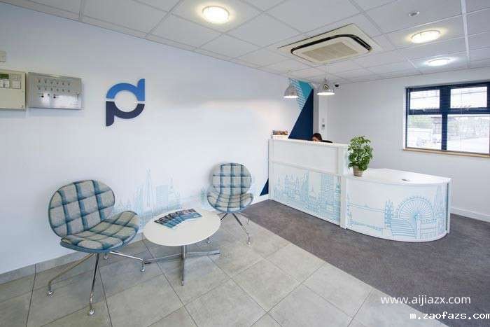 600平米新能源公司办公室装修设计效果图