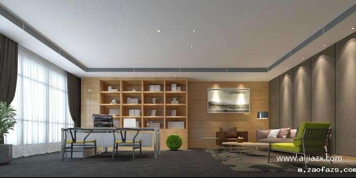 1800平米科技公司办公楼装修设计效果图