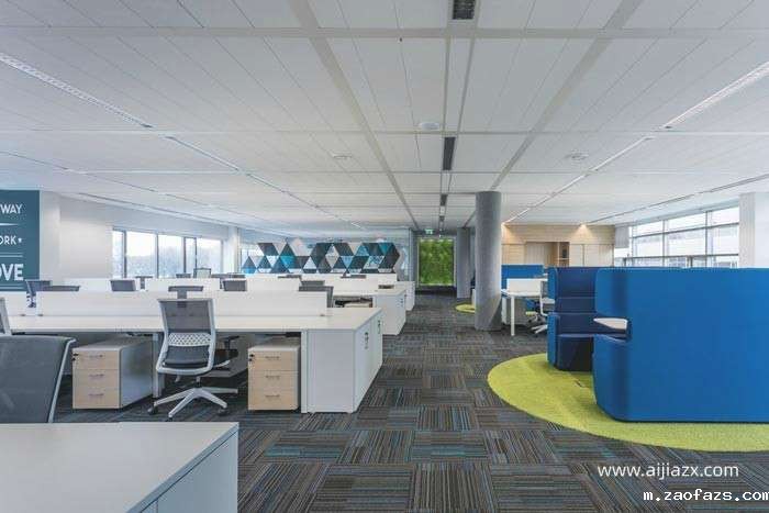 750平米跨境电商公司办公室装修效果图