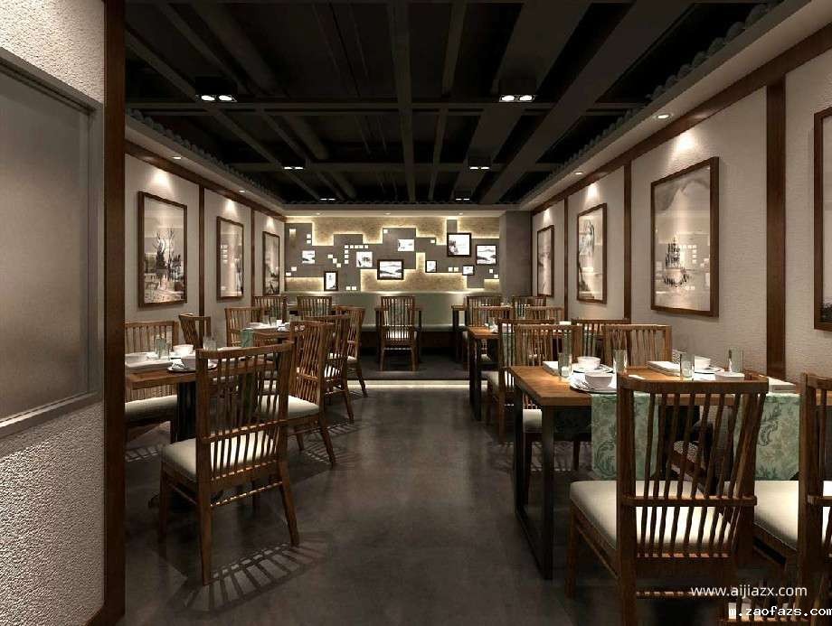 650平米中式餐厅装修效果图