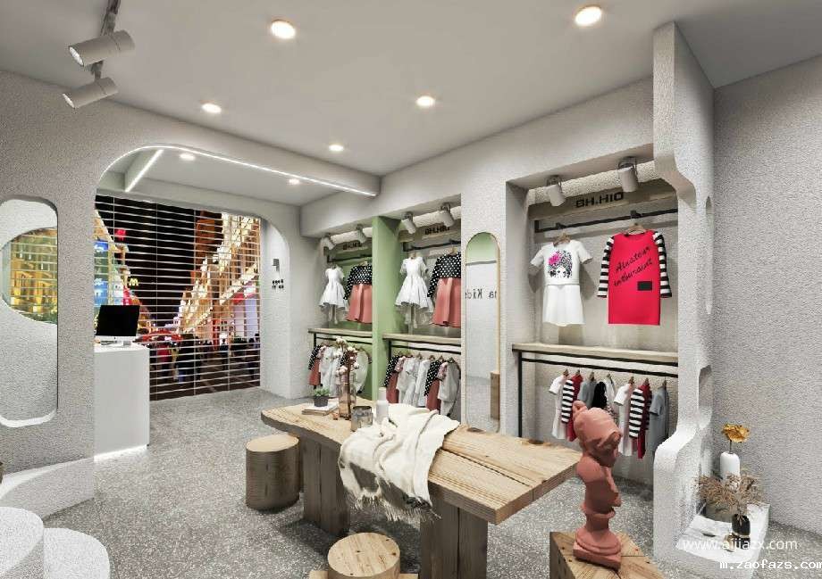郑州商场童装专卖店装修设计效果图