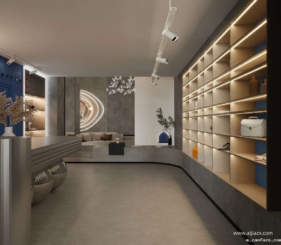 郑州商场女装专卖店设计效果图