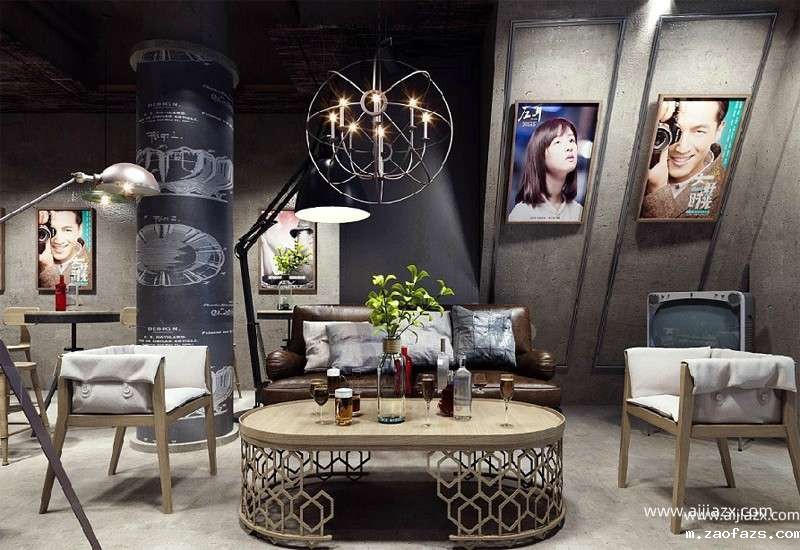 郑州咖啡厅装修设计效果图