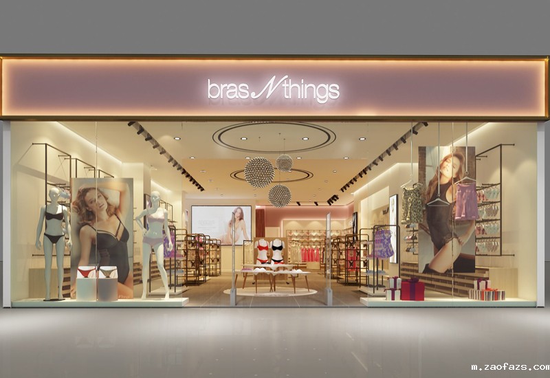 女士内衣专卖店装修设计图