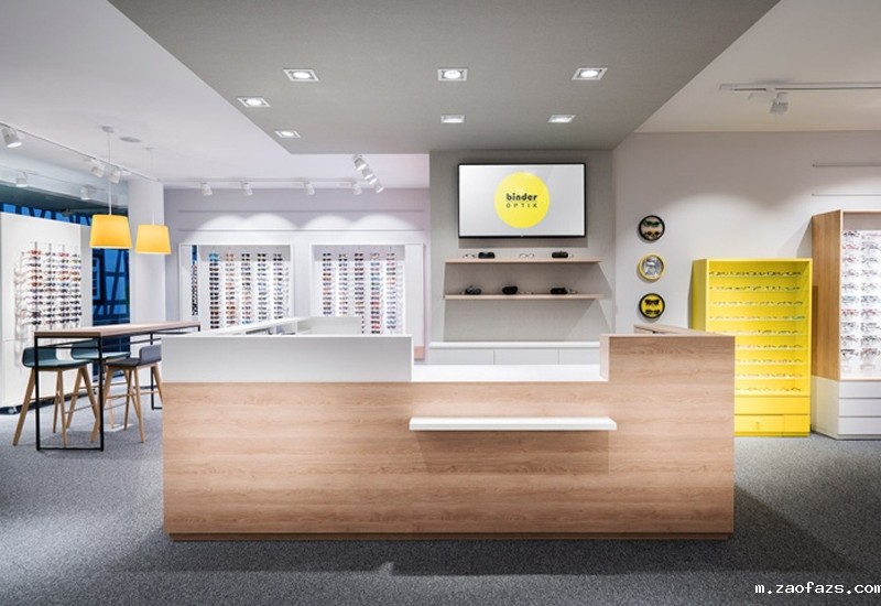 280平米简约时尚眼镜店装修效果图