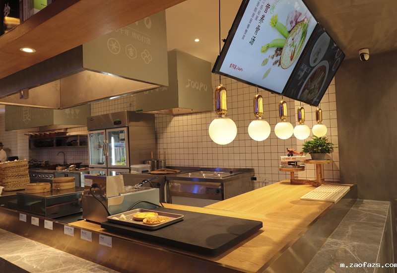 300平米麻辣烫店铺装修设计效果图