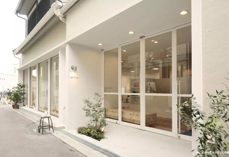 40平米极简美发沙龙店装修效果图