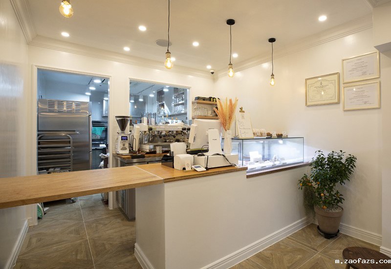 65平米法式甜点咖啡馆装修效果图